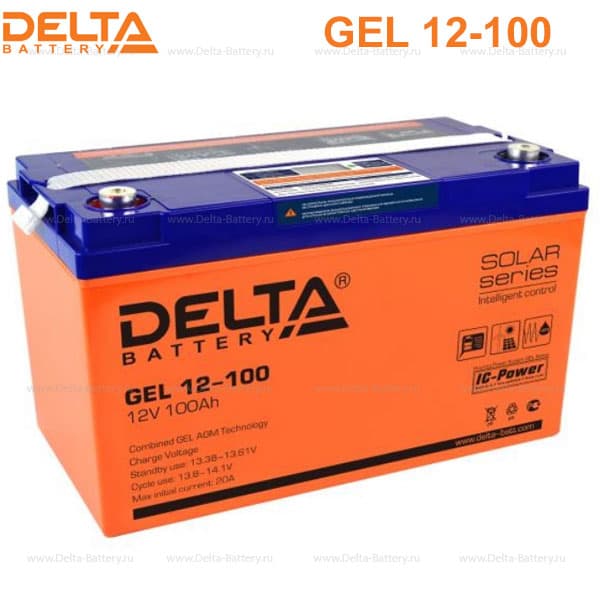 Аккумуляторная батарея Delta GEL 12-100 в Сочи