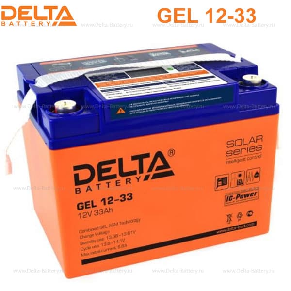 Аккумуляторная батарея Delta GEL 12-33 в Сочи
