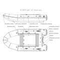 Надувная лодка Фрегат M430FM Light Jet в Сочи