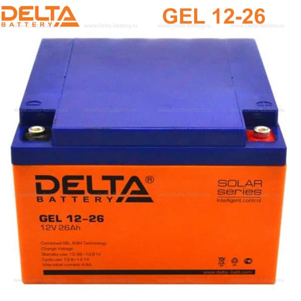 Аккумуляторная батарея Delta GEL 12-26 в Сочи